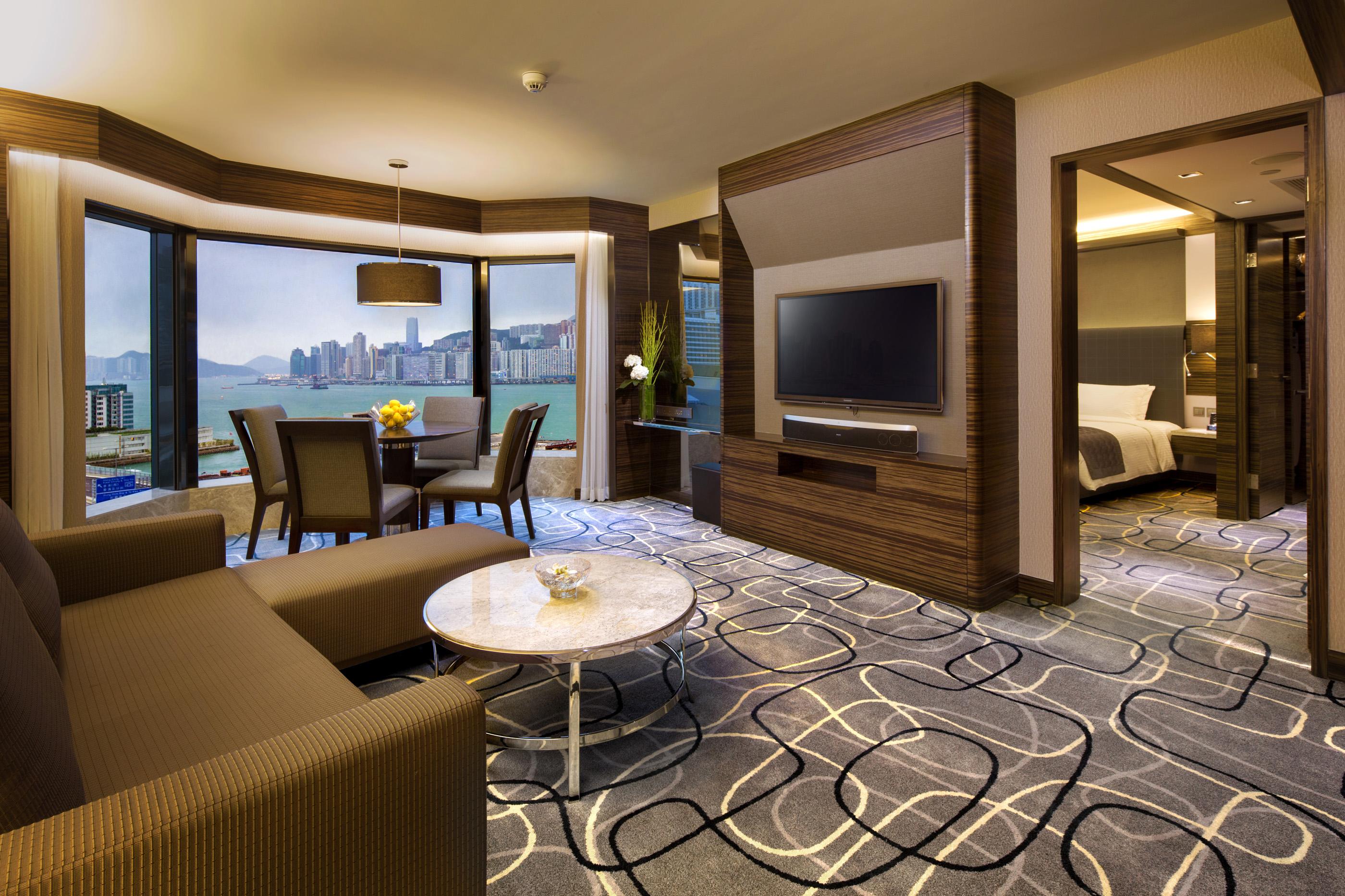 뉴 월드 밀레니엄 홍콩 호텔 외부 사진 A suite at the hotel